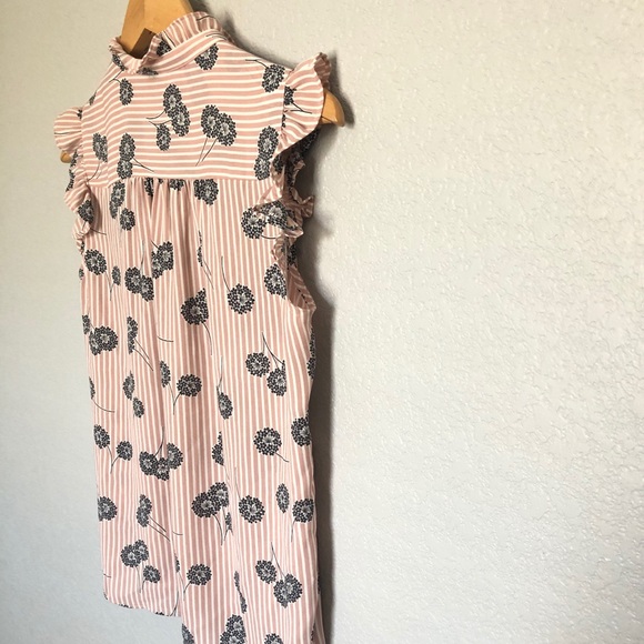 FLORAL STRIPE TOP - Picture 7 of 11